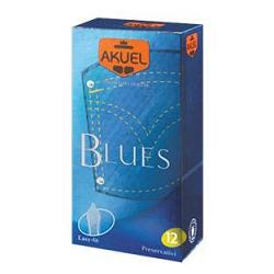 PROFILATTICO ANSELL AKUEL MANIX BLUES B 12 PEZZI - Farmacia Murachelli Di Putelli dr. Giovanni