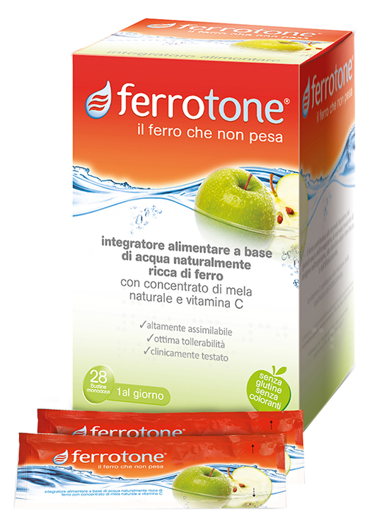 FERROTONE APPLE 28 SACCHETTI 25 ML - Farmacia Murachelli Di Putelli dr. Giovanni