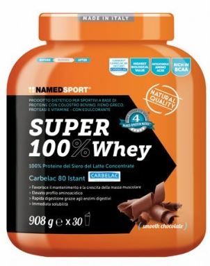 SUPER100% WHEY SMOOTH CHOCOLATE 908 G - Farmacia Murachelli Di Putelli dr. Giovanni