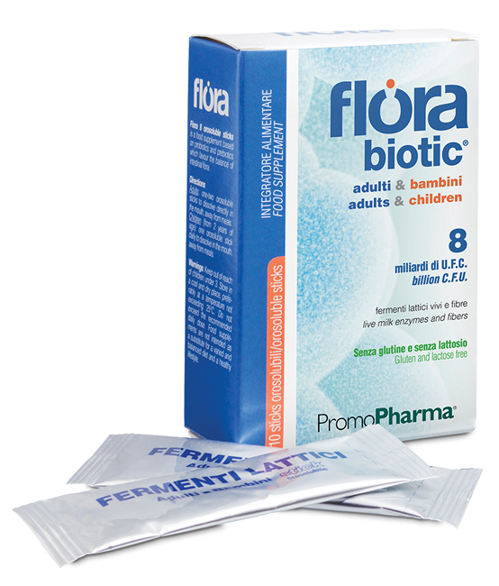 FLORA 8 10 STICK OROSOLUBILI ADULTI E BAMBINI - Farmacia Murachelli Di Putelli dr. Giovanni