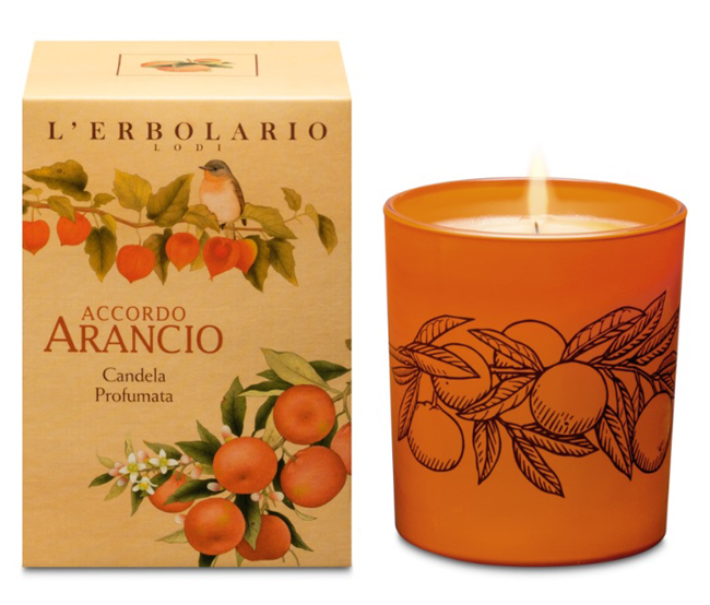 ARANCIO CANDELA PROFUMATA 40 ORE - Farmacia Murachelli Di Putelli dr. Giovanni