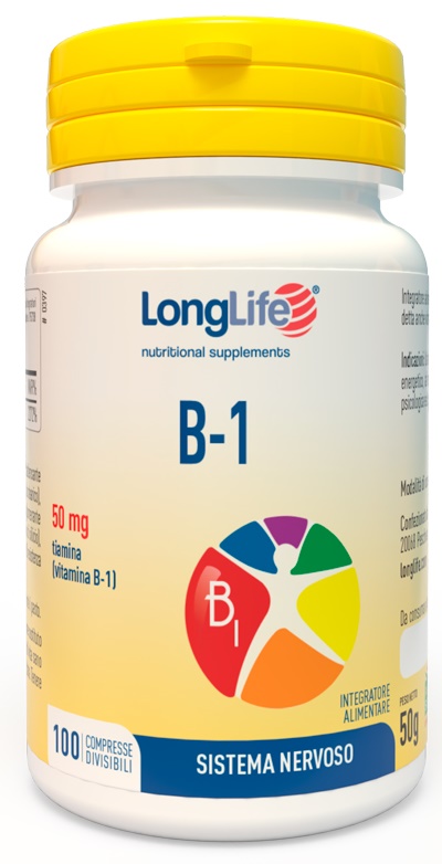 LONGLIFE B1 100 COMPRESSE 50 MG - Farmacia Murachelli Di Putelli dr. Giovanni