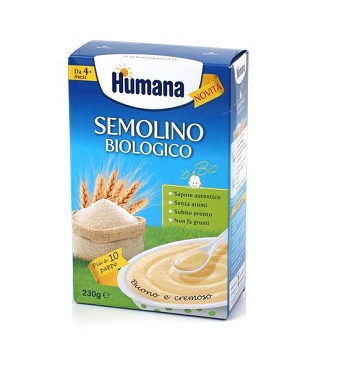 HUMANA SEMOLINO BIOLOGICO 230 G - Farmacia Murachelli Di Putelli dr. Giovanni