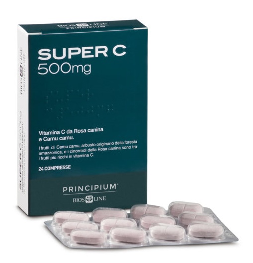 PRINCIPIUM SUPER C 500 24 COMPRESSE 24,2 G - Farmacia Murachelli Di Putelli dr. Giovanni