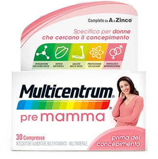 MULTICENTRUM PRE MAMMA 30 COMPRESSE - Farmacia Murachelli Di Putelli dr. Giovanni