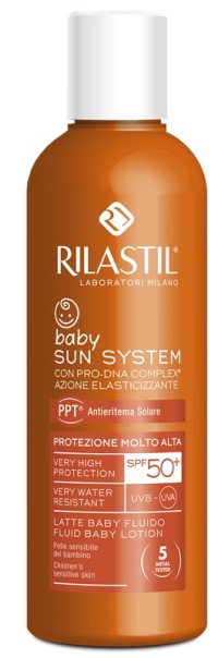 RILASTIL SUN SYSTEM PHOTO PROTECTION THERAPY SPF50+ BABY FLUIDO 200 ML - Farmacia Murachelli Di Putelli dr. Giovanni