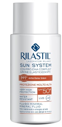 RILASTIL SUN SYSTEM PHOTO PROTECTION THERAPY SPF50+ FLUIDO MINERAL 50 ML - Farmacia Murachelli Di Putelli dr. Giovanni