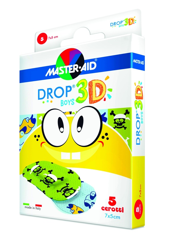 CEROTTO MASTER-AID DROP3D BOYS 7X5 5 PEZZI - Farmacia Murachelli Di Putelli dr. Giovanni