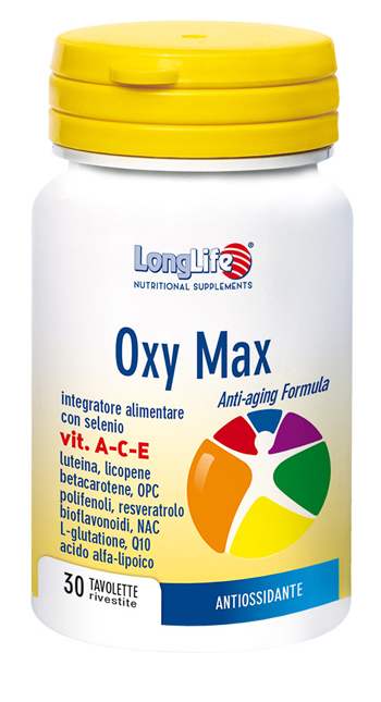 LONGLIFE OXY MAX 30 TAVOLETTE RIVESTITE - Farmacia Murachelli Di Putelli dr. Giovanni
