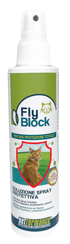 PETFORMANCE FLYBLOCK SPRAY GATTO 150 ML - Farmacia Murachelli Di Putelli dr. Giovanni