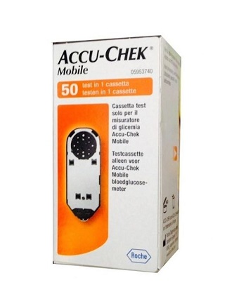 STRISCE MISURAZIONE GLICEMIA ACCU-CHEK MOBILE 50 TEST MIC 2 - Farmacia Murachelli Di Putelli dr. Giovanni