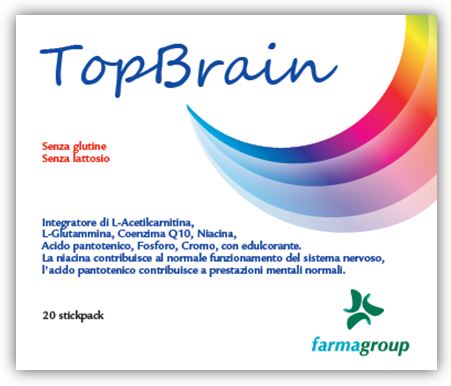 TOPBRAIN 20 STICK 4,5 G - Farmacia Murachelli Di Putelli dr. Giovanni