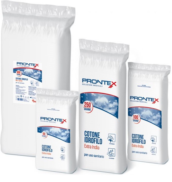 COTONE IDROFILO EXTRA INDIA PRONTEX 500 G - Farmacia Murachelli Di Putelli dr. Giovanni