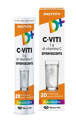 MASSIGEN VITAMINA C 1G EFFERVESCENTE 20 COMPRESSE - Farmacia Murachelli Di Putelli dr. Giovanni