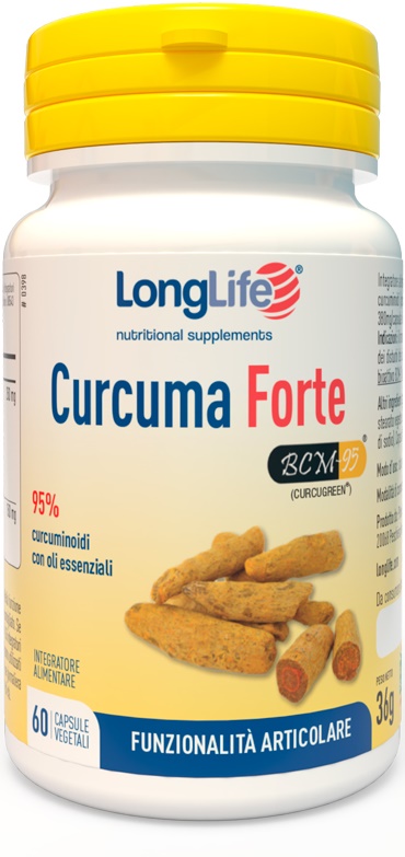 LONGLIFE CURCUMA FORTE 60 CAPSULE VEGETALI - Farmacia Murachelli Di Putelli dr. Giovanni