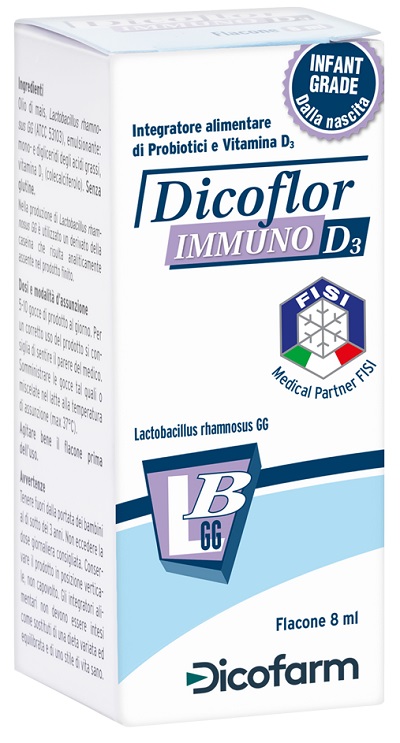 DICOFLOR IMMUNO D3 8 ML FLACONE - Farmacia Murachelli Di Putelli dr. Giovanni