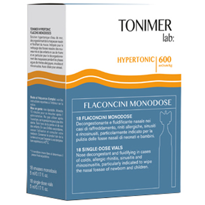TONIMER LAB HYPERTONIC 18 FLACONCINI MONODOSE - Farmacia Murachelli Di Putelli dr. Giovanni