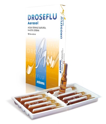 DROSEFLU FIALE AEROSOL ACQUA TERMALE SULFUREA 10 FIALE DA 2 ML - Farmacia Murachelli Di Putelli dr. Giovanni