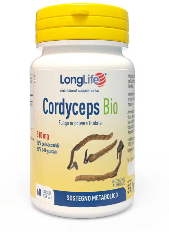 LONGLIFE CORDYCEPS BIO 60 CAPSULE VEGETALI - Farmacia Murachelli Di Putelli dr. Giovanni