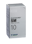 TEST STRIPS PER MISURAZIONE GLICEMIA GLUCOCARD SM 10 PEZZI - Farmacia Murachelli Di Putelli dr. Giovanni