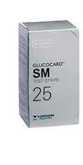 TEST STRIPS PER MISURAZIONE GLICEMIA GLUCOCARD SM 25 PEZZI - Farmacia Murachelli Di Putelli dr. Giovanni