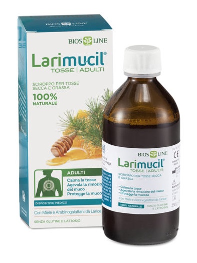 LARIMUCIL TOSSE TOSSE ADULTI SCIROPPO CE 0476V 230 G 175 ML - Farmacia Murachelli Di Putelli dr. Giovanni