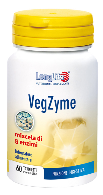LONGLIFE VEGZYME 60 TAVOLETTE - Farmacia Murachelli Di Putelli dr. Giovanni