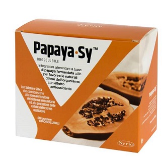 PAPAYA-SY 20 BUSTINE 92 G POLVERE OROSOLUBILE - Farmacia Murachelli Di Putelli dr. Giovanni