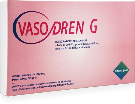 VASODREN G 40 COMPRESSE DA 900 MG - Farmacia Murachelli Di Putelli dr. Giovanni