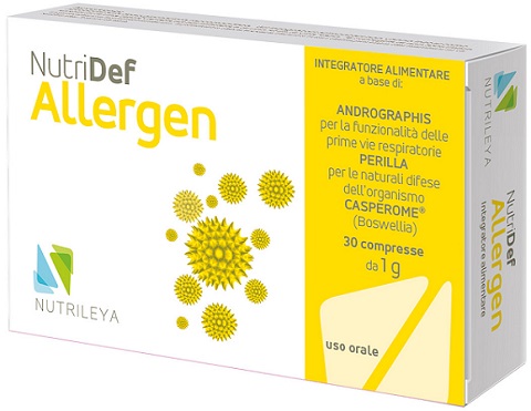 NUTRIDEF ALLERGEN 30 COMPRESSE - Farmacia Murachelli Di Putelli dr. Giovanni