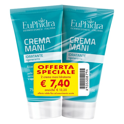 EUPHIDRA ABBINATA CREMA MANI IDRATANTE TERMOFORMATI 2 PEZZI - Farmacia Murachelli Di Putelli dr. Giovanni