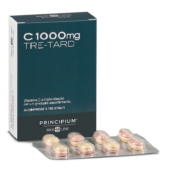 PRINCIPIUM C 1000 MG TRE-TARD 24 COMPRESSE A TRE STRATI - Farmacia Murachelli Di Putelli dr. Giovanni