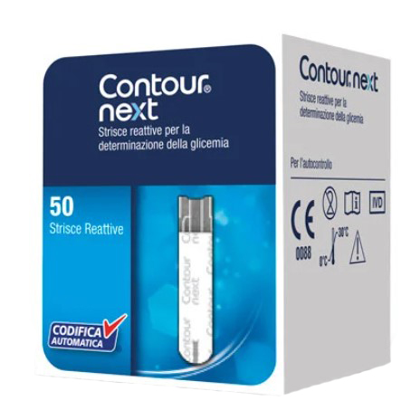 CONTOUR GLICEMIA STRISCE REATTIVE 50 PEZZI - Farmacia Murachelli Di Putelli dr. Giovanni