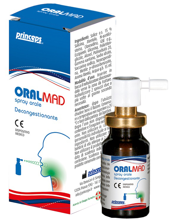 ORALMAD SPRAY 15 ML - Farmacia Murachelli Di Putelli dr. Giovanni