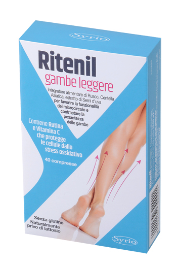 RITENIL GAMBE LEGGERE 40 COMPRESSE - Farmacia Murachelli Di Putelli dr. Giovanni