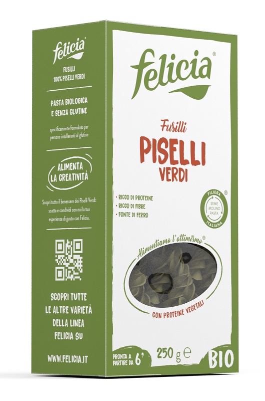 FELICIA BIO FUSILLI PISELLI VERDI 250 G - Farmacia Murachelli Di Putelli dr. Giovanni