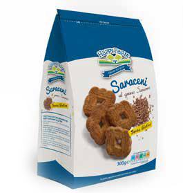 HAPPY FARM BISCOTTI SARACENI 300 G - Farmacia Murachelli Di Putelli dr. Giovanni