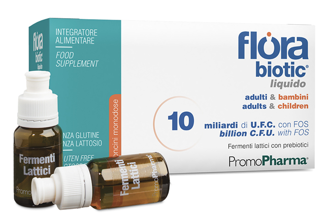 FLORA LIQUIDO ADULTI & BAMBINI 10 FLACONCINI X 10 ML - Farmacia Murachelli Di Putelli dr. Giovanni