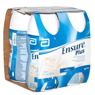ENSURE PLUS VANIGLIA 4 BOTTIGLIE DA 200 ML - Farmacia Murachelli Di Putelli dr. Giovanni