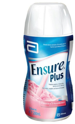 ENSURE PLUS FRAGOLA 4 BOTTIGLE DA 200 ML - Farmacia Murachelli Di Putelli dr. Giovanni