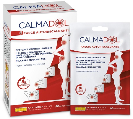 CALMADOL FASCIA RISCALDANTE PACK 6 PEZZI - Farmacia Murachelli Di Putelli dr. Giovanni