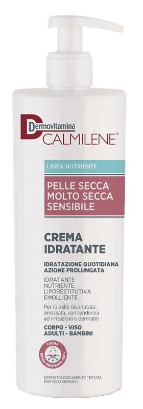 DERMOVITAMINA CALMILENE CREMA IDRATANTE PER PELLE SECCA, MOLTO SECCA O SENSIBILE 500 ML - Farmacia Murachelli Di Putelli dr. Giovanni