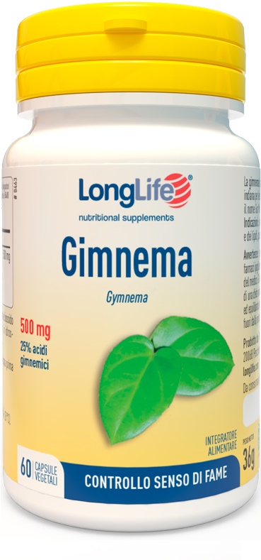 LONGLIFE GIMNEMA 60 CAPSULE VEGETALI - Farmacia Murachelli Di Putelli dr. Giovanni