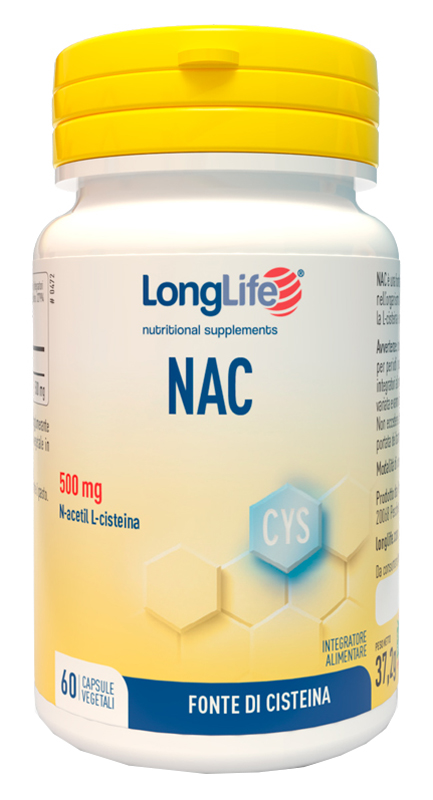 LONGLIFE NAC 60 CAPSULE VEGETALI - Farmacia Murachelli Di Putelli dr. Giovanni