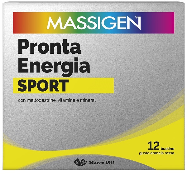 MASSIGEN SPORT PRONTA ENERGIA 12 BUSTINE - Farmacia Murachelli Di Putelli dr. Giovanni