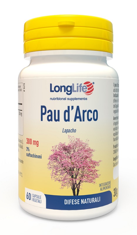 LONGLIFE PAU D'ARCO 60 CAPSULE VEGETALI - Farmacia Murachelli Di Putelli dr. Giovanni