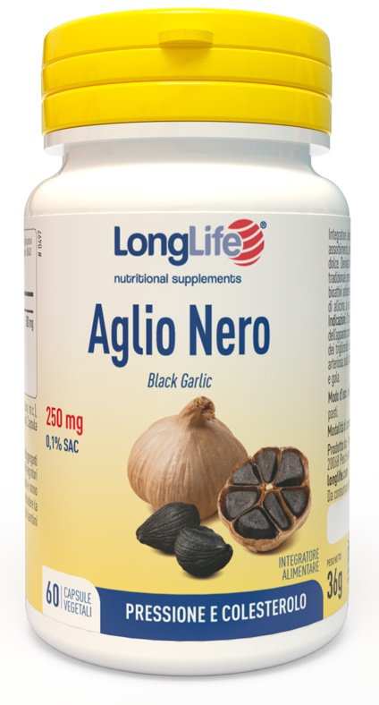 LONGLIFE AGLIO NERO 60 CAPSULE VEGETALI - Farmacia Murachelli Di Putelli dr. Giovanni