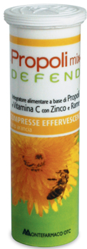 PROPOLI MIX DEFEND 10 COMPRESSE EFFERVESCENTI GUSTO ARANCIA - Farmacia Murachelli Di Putelli dr. Giovanni