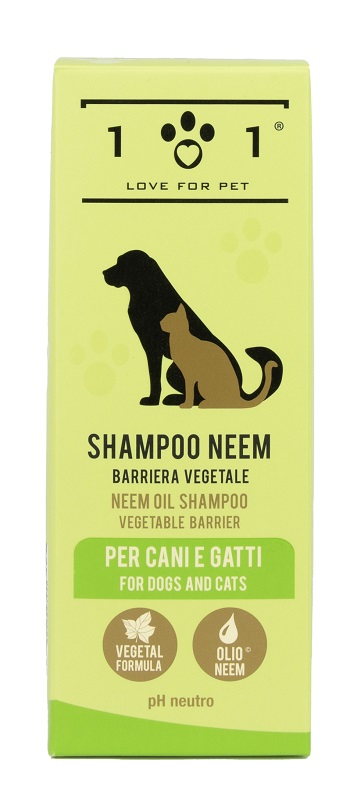 101 LOVE FOR PET SHAMPOO NEEM PULCI E ZECCHE PER CANI E GATTI 250 ML - Farmacia Murachelli Di Putelli dr. Giovanni
