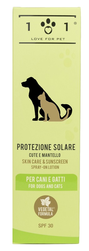 101 LOVE FOR PET PROTEZIONE SOLARE SPRAY MANTELLO E CUTE CANI E GATTI 250 ML - Farmacia Murachelli Di Putelli dr. Giovanni